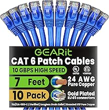 Netwerk Ethernet Patch Cable 7FT Cat6 Blue