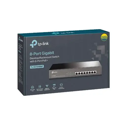 [NET-SW002D] Tp-link 8 port Gigabit POE Switch/ 8POE+PORT (TL-SG1008MP) 