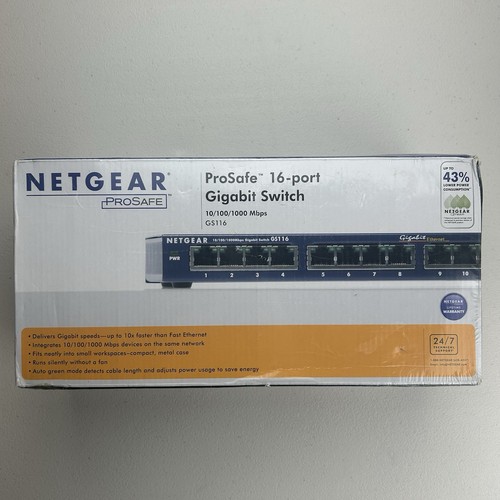 Netgear 16 Port Gigabit Switch 10/100/1000