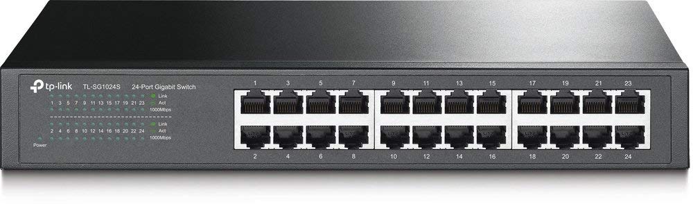[NET-SW001K] TP-Link 24 Port Gigabit Switch ,Rackmountable, unmanaged TL-SG1024S