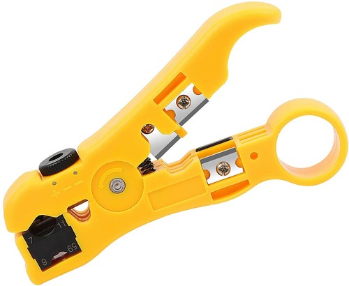 [NET-003Y] Cable Stripper:Universal 3 in tool for UTP/STP  RG59/6/7/11