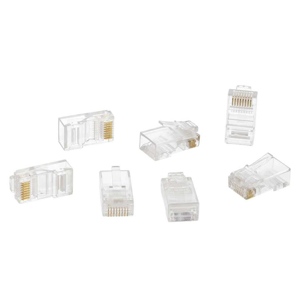 [NET-010NB] Cable creation Connector  RJ45 Cat6 100st  UTP