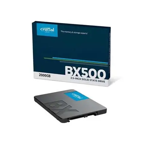 [SSD-2TB-CBX500] Crucial 2TB SSD BX500 Sata 2.5"