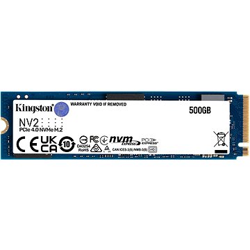 [SSD-500-NVME] Kingston Technology 500G NV2 M.2 2280 PCIe 4.0 NVMe SSD
