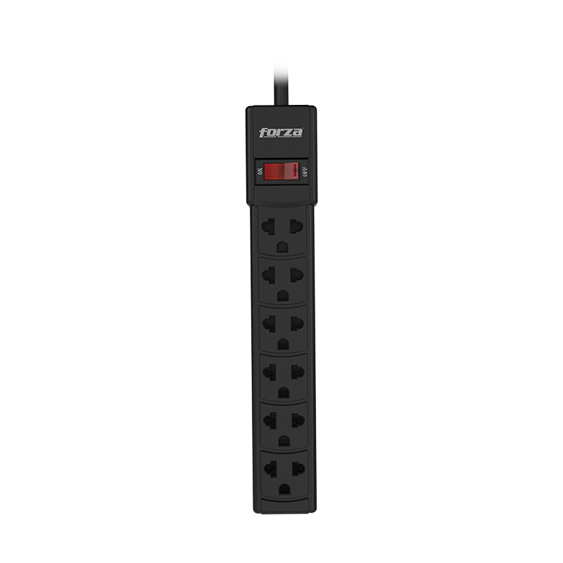 [POW-SP6-FZ] SurgeProtector:Forza 6 Outlets Regleta PS-001B