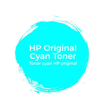 HP 130A (CF351A) Cyan Laser Toner Cartridge Genuine HP (Hewlett Packard)