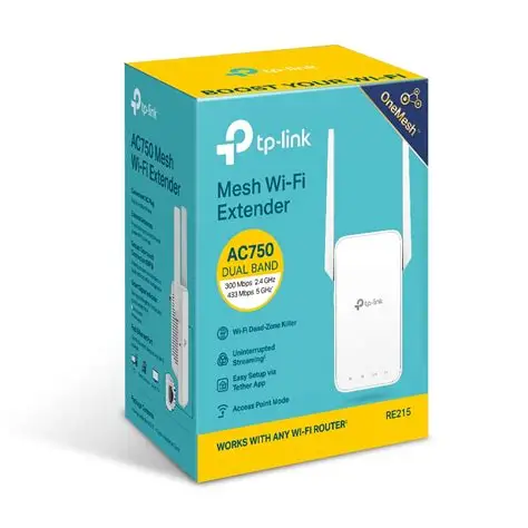 [NET-SW001P] TP-Link Wifi Extender AC750 RE215