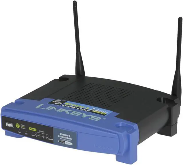 [NET-SW009] LinksysWireless-G WRT54G 4Prt 802.11G 54MbpsBroadband Router