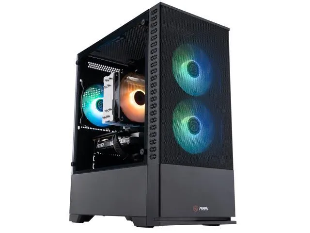 [SYS-ABS-14700] ABS Cyclone Aqua Gaming PC Core i7-14700F 32GB 1TB SSD Win11 NVIDIA RTX 5060  8192MB  HDMI en Displayport inclusief keyboard en mouse