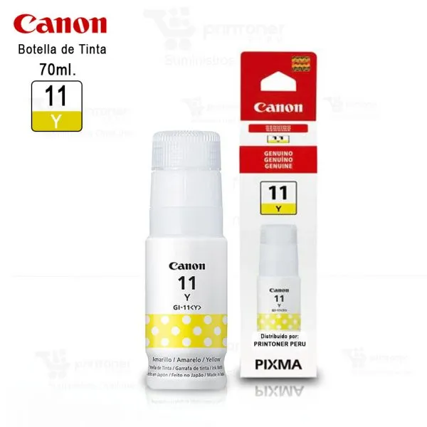 Canon Ink Bottle GI-11 Yellow 