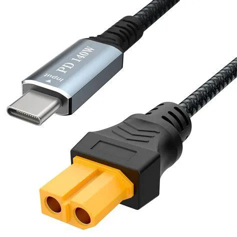 Laisomeke 140W USB-C to XT60 Fast Charging Power Cord