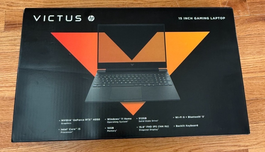 HP Victus 15-FA2082 15.6 Inch FHD 144Hz IPS Win 11 Gaming Laptop Intel Core I5-13420H 16GB RAM 512GB SSD RTX 4050 6144MB Mica Silver