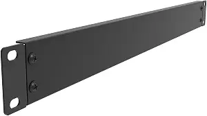 1U Blank Panel Rack Mount Spacer Filler Panel 19" Black Rack Blanking Blind Panel for Server Network Rack Enclosure Or Cabinet
